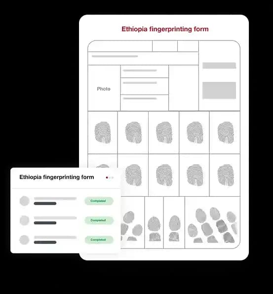 Our Digital RCMP Ink Fingerprinting Service