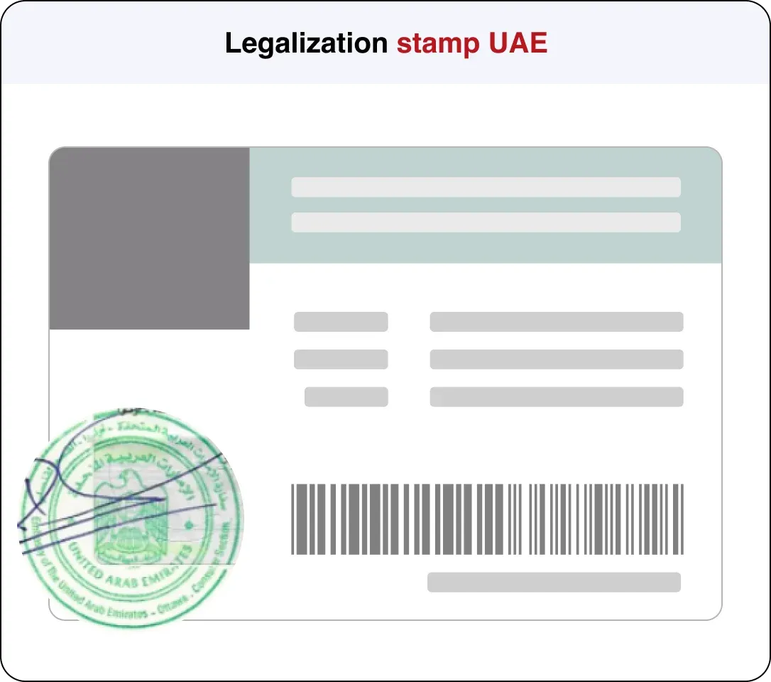 List of Documents Acceptable for Authentication & Legalization services