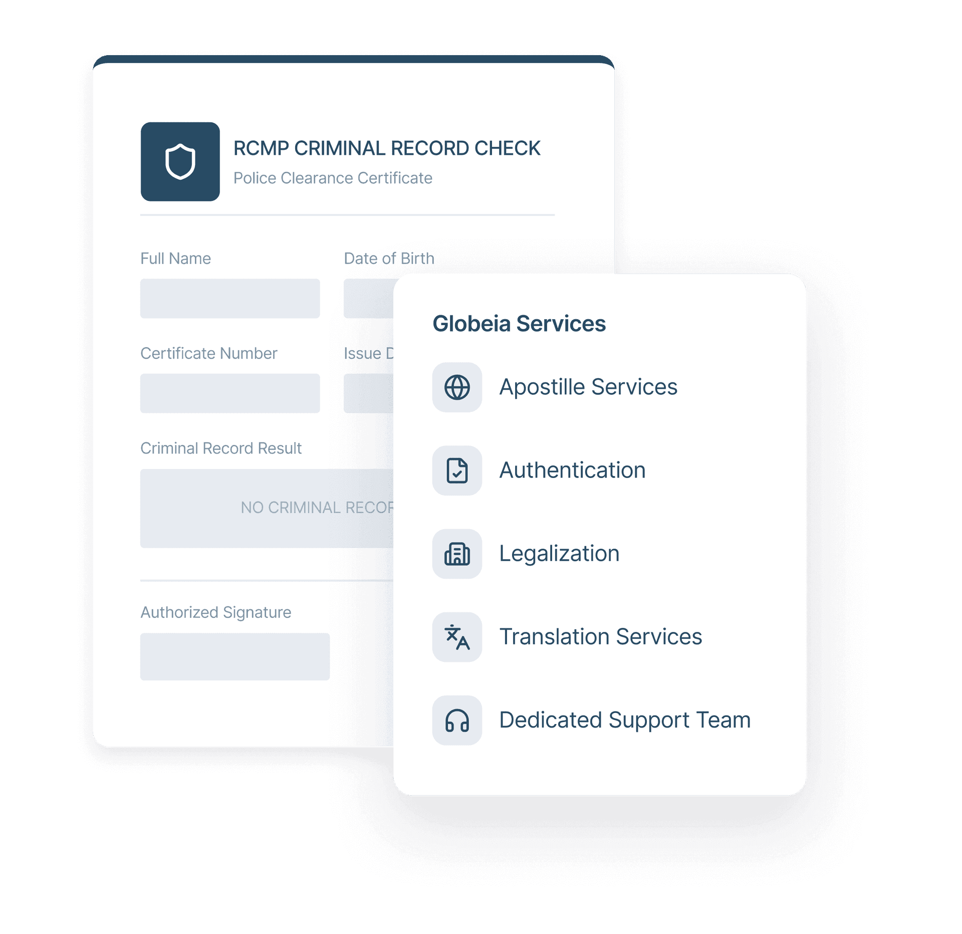 Rcmp Record Check Sample RCMP Online Criminal Record Checks Canada – Globeia